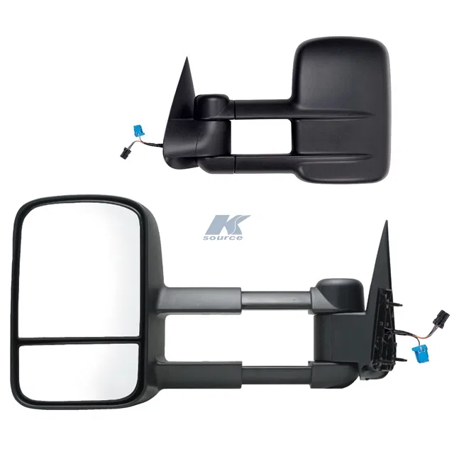 62075-76GE – K-SOURCE Exterior Towing Mirror, OEM Replacement 12 Inch x 7-3/4 Inch Including a Spot Mirror 4 Inch Ext...